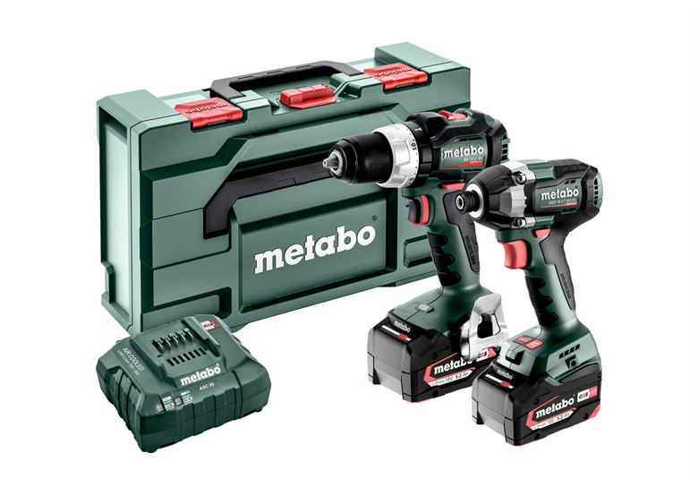 Gereedschap Set 18V Metabo CAS BS 18 LT BL/SSD 18 LT 200 BL 2x5.2Ah