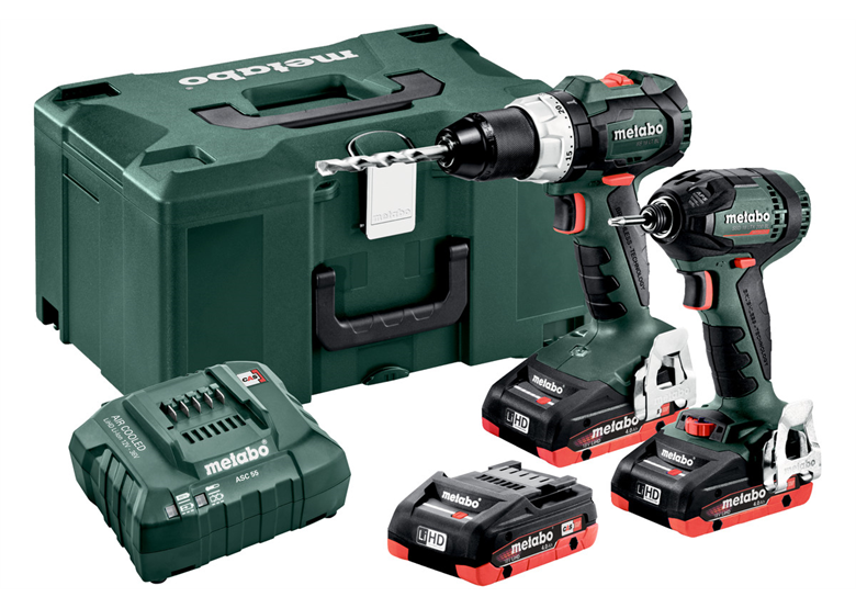 Gereedschap Set 18V Metabo CAS Combo Set 2.1.11 2x 4.0Ah