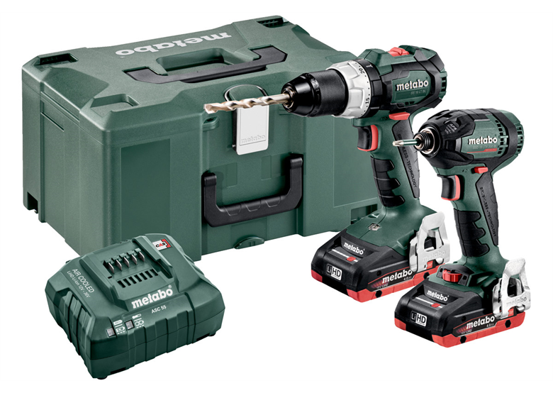 Gereedschap Set 18V Metabo CAS Combo Set 2.1.11  2x4.0Ah