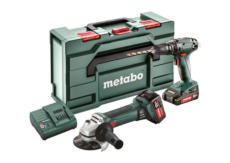 Gereedschap Set 18V Metabo CAS Combo Set 2.4.4 18V 1x4.0Ah, 1x2.0Ah