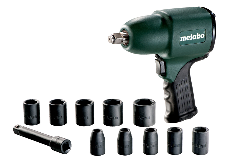 Perslucht-slagmoersleutels Metabo DSSW 360 Set