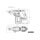 Combihamer SDS-Plus Metabo KH 18 LTX BL 24