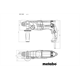 Hamer boor Metabo KHE 2645