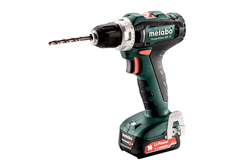 Boor-schroefmachine Metabo PowerMaxx BS 12 2x2.0Ah