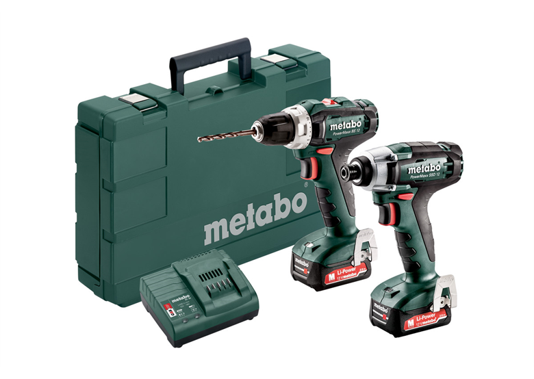 Gereedschap Set 12V Metabo PowerMaxx Combo Set 2.7.1 2x2.0Ah
