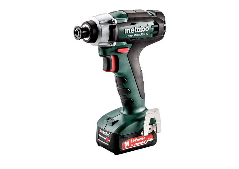 Slagschroevendraaier Metabo PowerMaxx SSD 12 2x2.0Ah