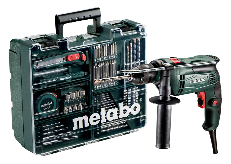 Klopboormachine met toebehortnset Metabo SBE 650 Set