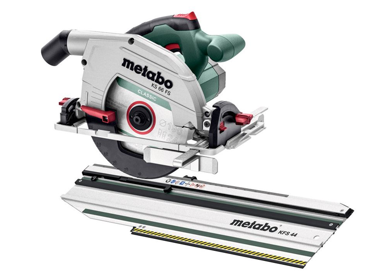 Cirkelzaag met geleiderail Metabo Set KS 66 FS