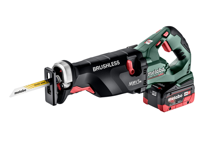 Reciprozaag Metabo SSEP 18 LTX BL MVT 2x8.0Ah