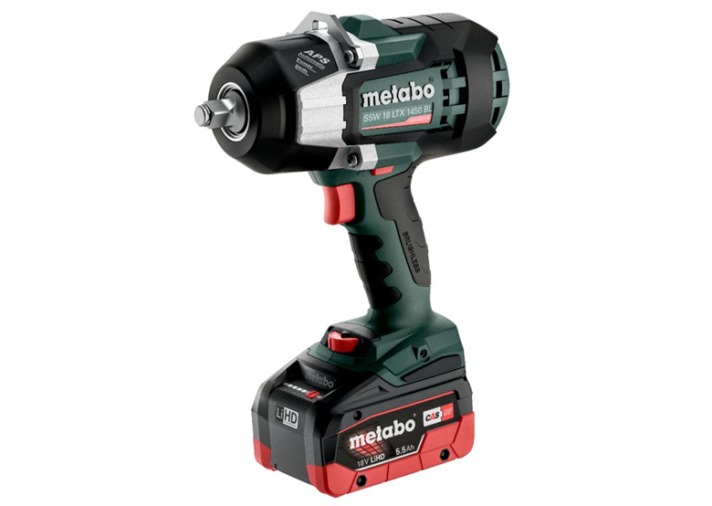 Slagmoersleutel Metabo SSW 18 LTX 1450 BL 2x5.5Ah