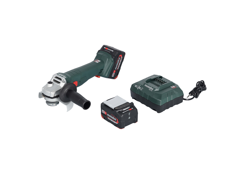 Haakse slijper Metabo W 18 L 9-125 Quick 2x5.2Ah