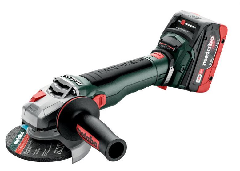 Haakse slijper Metabo WB 18 LT BL 11-125 Quick 2x5.5Ah