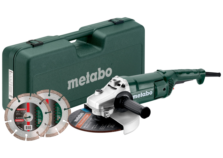 Haakse slijper Metabo WE 2200-230 Set