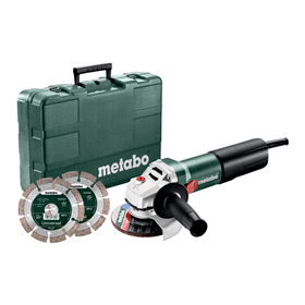 Haakse slijper Metabo WEQ 1400-125 Set
