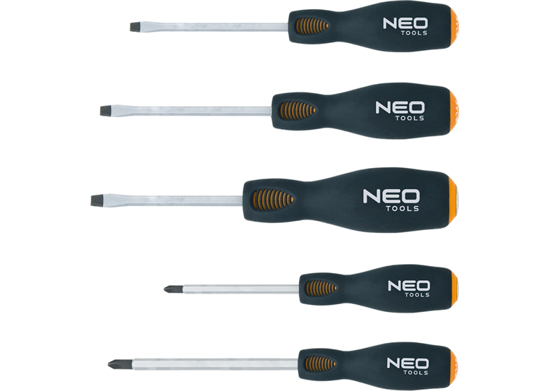 Schroevendraaierset Slagkop 5 dlg Neo 04-240