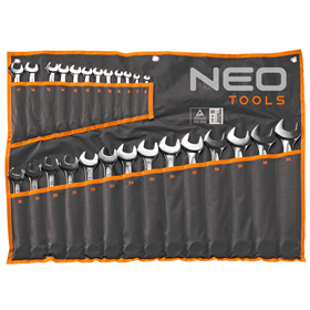 Steek/ringsleutelset 6-24mm,19 dlg Neo 09-034