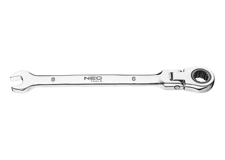 Ringratel-steeksleutel met kniegewricht Neo 09-053