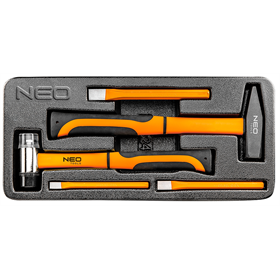 Inlay voor gereedschapkast met hamers en slagbeitels Neo 84-242