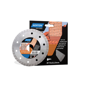 Diamantblad  115x22.23mm Norton CEE DIY Bricks&Tiles