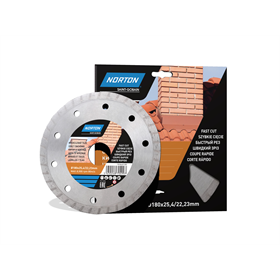 Diamantblad 180x25.4/22.23 mm Norton CEE DIY Bricks&Tiles