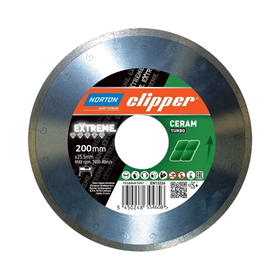 Diamantzaagblad 200x25,4mm Norton Extreme Ceramic