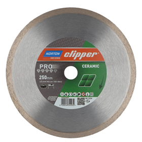 Diamantzaagblad  250x25,4mm Norton PRO Ceramic