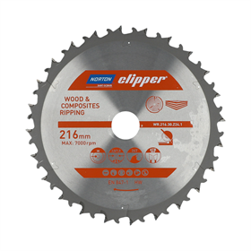 Cirkelzaagblad Widia 216x30mm Norton WR.216.30.Z24.1