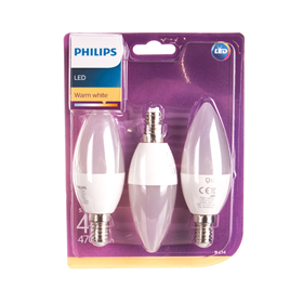 LED lamp (40W) B35 E14 WW FR ND 3BC/6 (3st.) Philips 428483