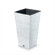Bloempot FURU SQUARE - wit Prosperplast DFSH400-S449