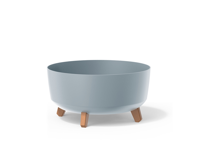 Bloempot GRACIA LOW - lichtgrijs Prosperplast DGRL400L-443U