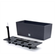 Bloempot Rato Case antraciet Prosperplast DRTC600-S433