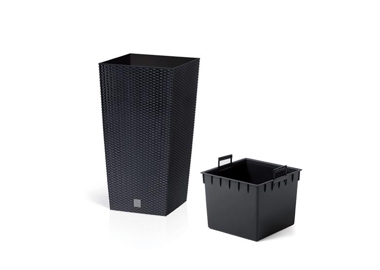 Bloempot RATO SQUARE - antraciet Prosperplast DRTS325-S433