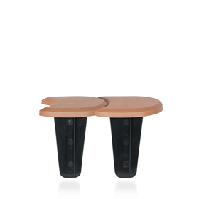 Palissade Platte steen - terracotta Prosperplast IPAK2-R624