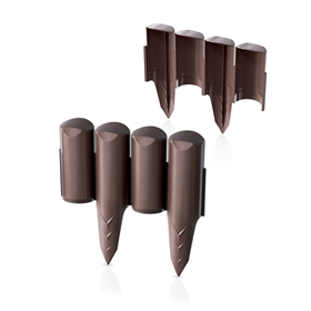 Tuinpalissade BORDER - bruin Prosperplast IPBO-R222