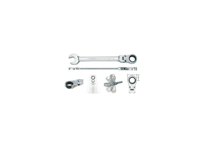 MICRO-Combispeeder met scharnier SW 14 mm Proxxon PR23051
