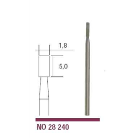 Diamant slijpstift, schacht O 2,35 mm, Cilinder 1,8 mm Proxxon PR28240