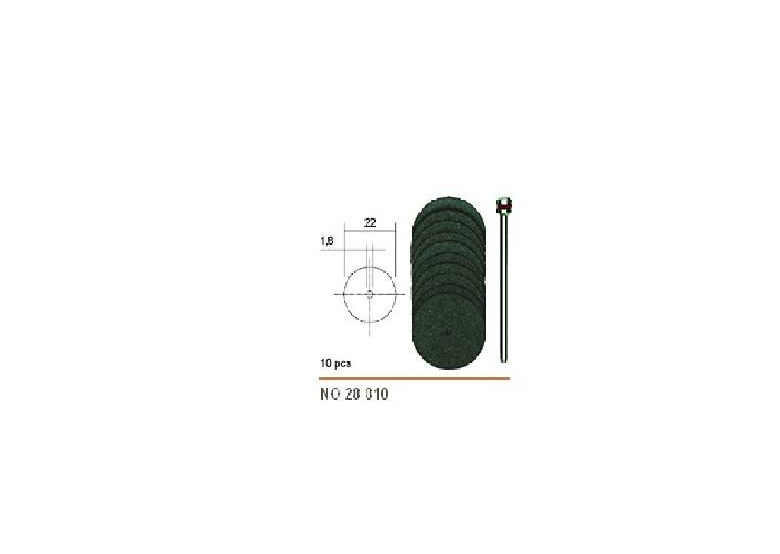 Doorslijpschijf Ø 22x1,8 mm 10 stuks Proxxon PR28810