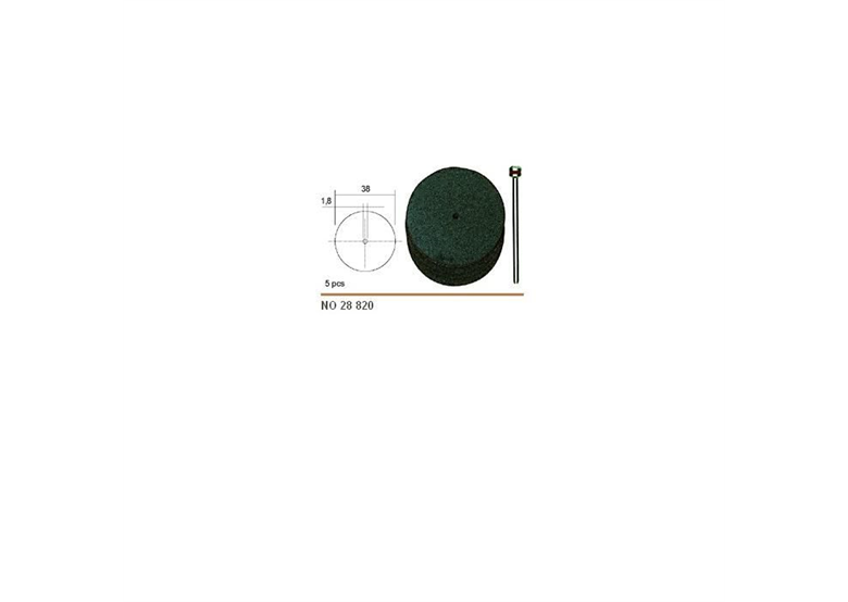 Doorslijpschijf Korund Ø 38x0,7 mm 5 stuks Proxxon PR28820