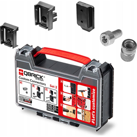 Snelkoppelingen met mollen Qbrick System Custom Connectors Set 2