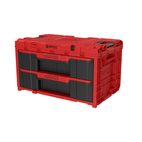Gereedschapskist met laden Qbrick System ONE 2.0 DRAWER 2 TOOLBOX RED Ultra HD Custom