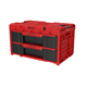 Gereedschapskist met laden Qbrick System ONE 2.0 DRAWER 2 TOOLBOX RED Ultra HD Custom