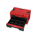 Gereedschapskist met laden Qbrick System ONE 2.0 DRAWER 2 TOOLBOX RED Ultra HD Custom