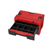 Gereedschapskist met laden Qbrick System ONE 2.0 DRAWER 2 TOOLBOX RED Ultra HD Custom