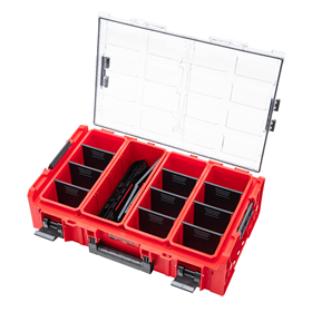 Grote organizer met bakken en adapters Qbrick System ONE 2.0 ORGANIZER 2XL PROMO RED Ultra HD Custom