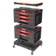 Ladeset op verrijdbaar platform Qbrick System ONE 2.0 WORKSHOP DRAWERS SET nr 4