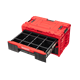Ladeset op verrijdbaar platform Qbrick System ONE 2.0 WORKSHOP DRAWERS SET nr 7 RED Ultra HD Custom