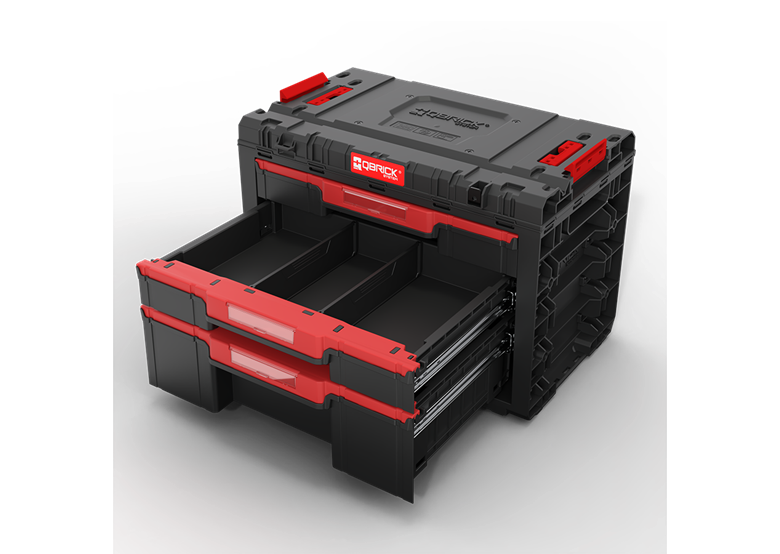 Gereedschapskist met laden Qbrick System PRIME DRAWER 3 TOOLBOX BASIC
