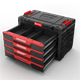 Gereedschapskist met laden Qbrick System PRIME DRAWER 4 TOOLBOX BASIC