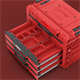 Gereedschapskist met laden Qbrick System PRIME DRAWER 4 TOOLBOX EXPERT RED Ultra HD Custom