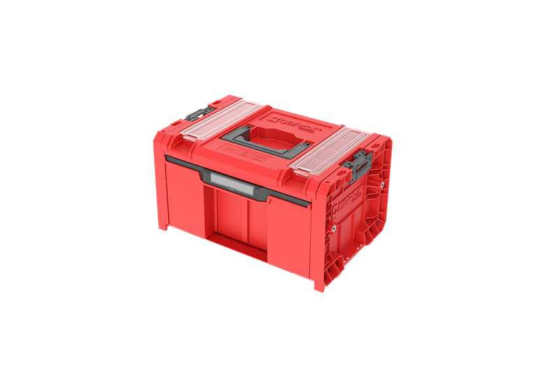 Gereedschapbox met lade Qbrick System PRO 2.0 DRAWER 1 TOOLBOX PROFI BASIC RED Ultra HD Custom